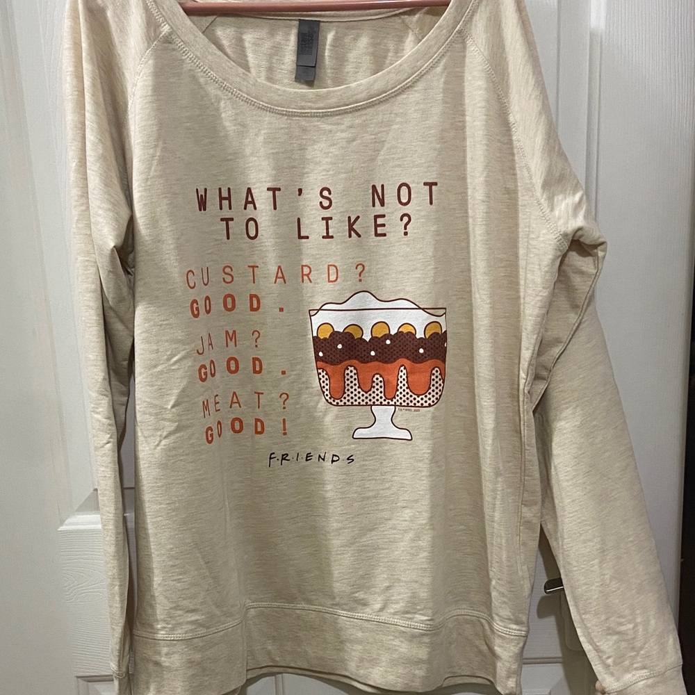 Cream Graphic Sweatshirt